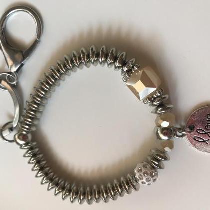 Keychain Bracelet, Keychain, Keychain Wristlet,..
